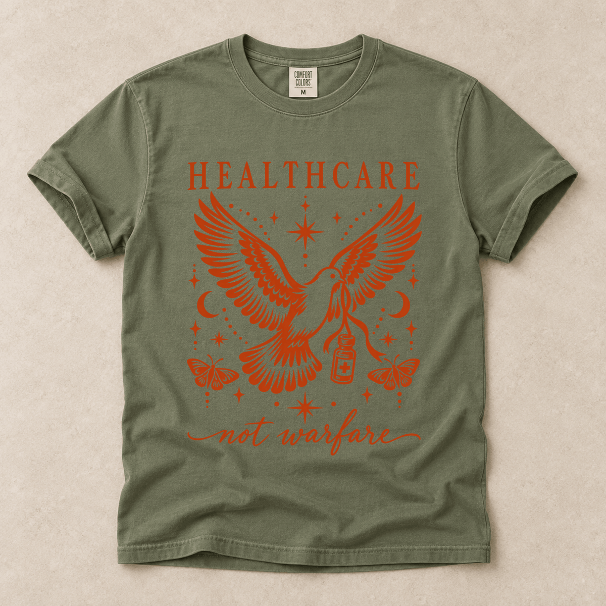 Healthcare Not Warfare Tee