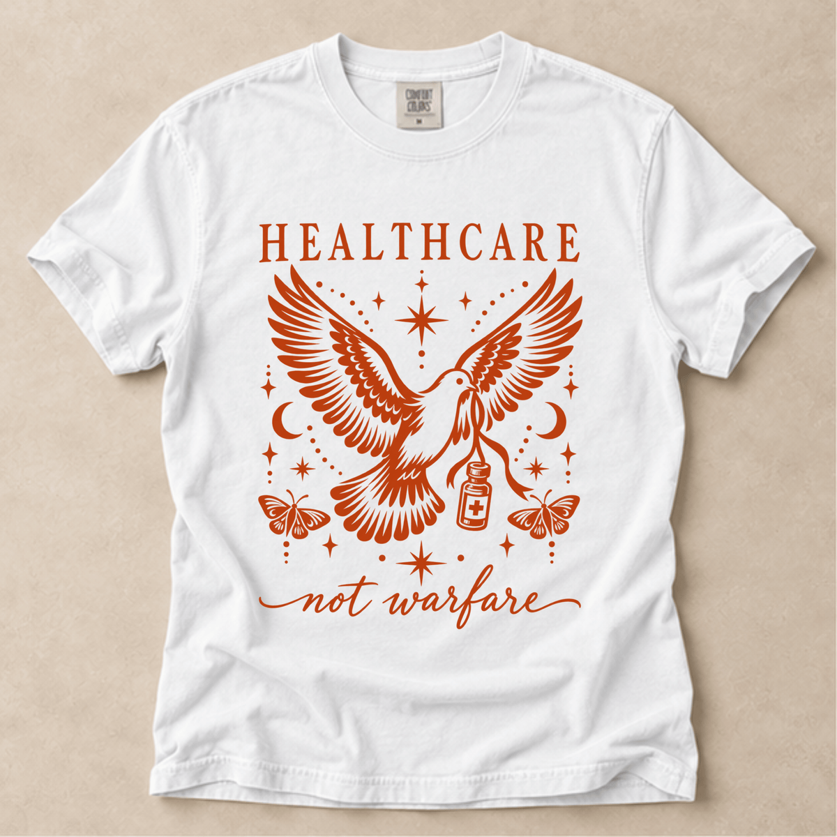 Healthcare Not Warfare Tee