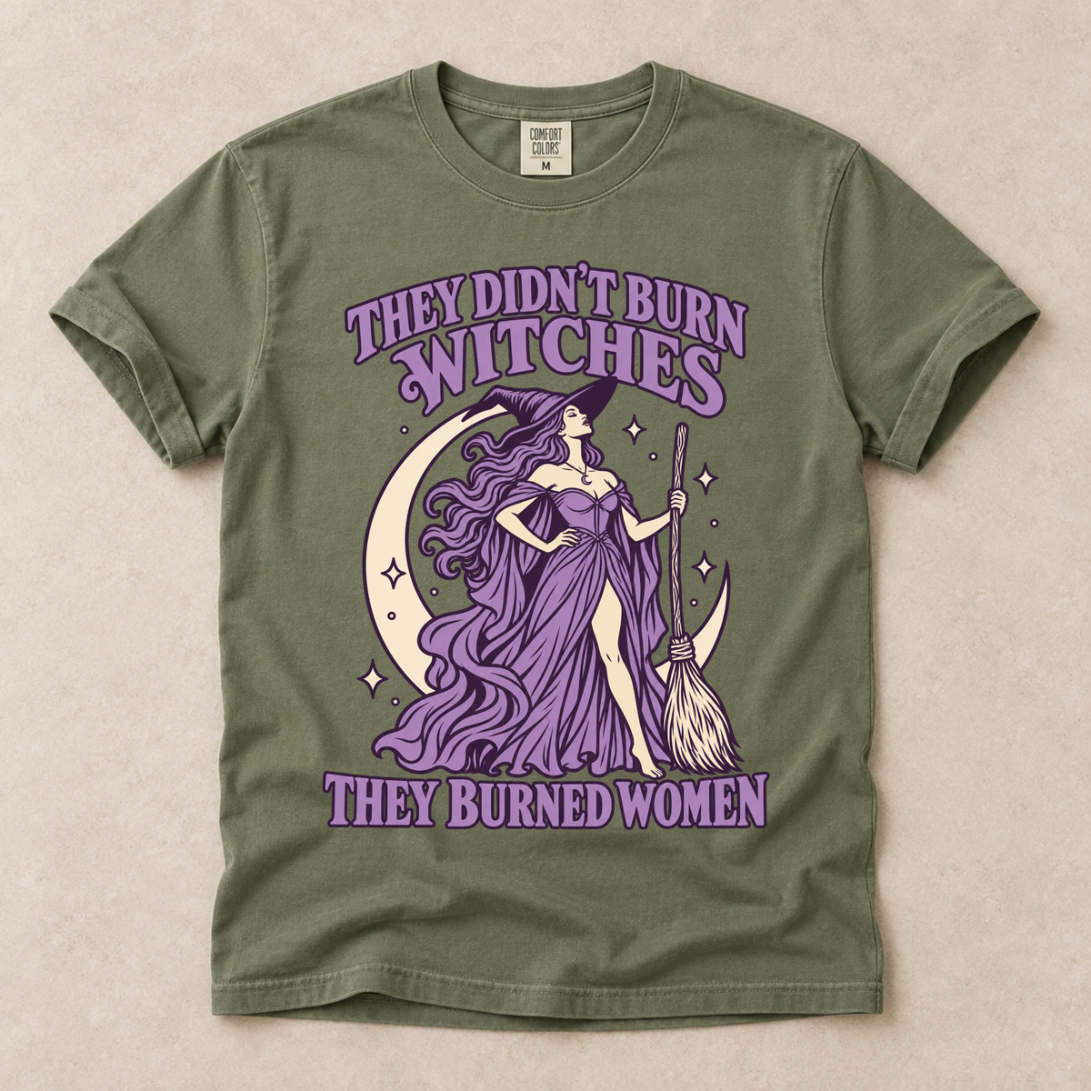 They Didn't Burn Witches They Burned Women Tee