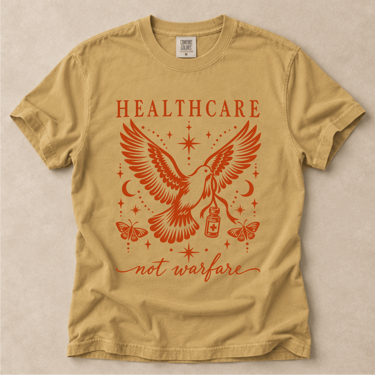 Healthcare Not Warfare Tee